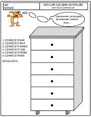 okul öncesi sıra kavram çalışma sayfaları